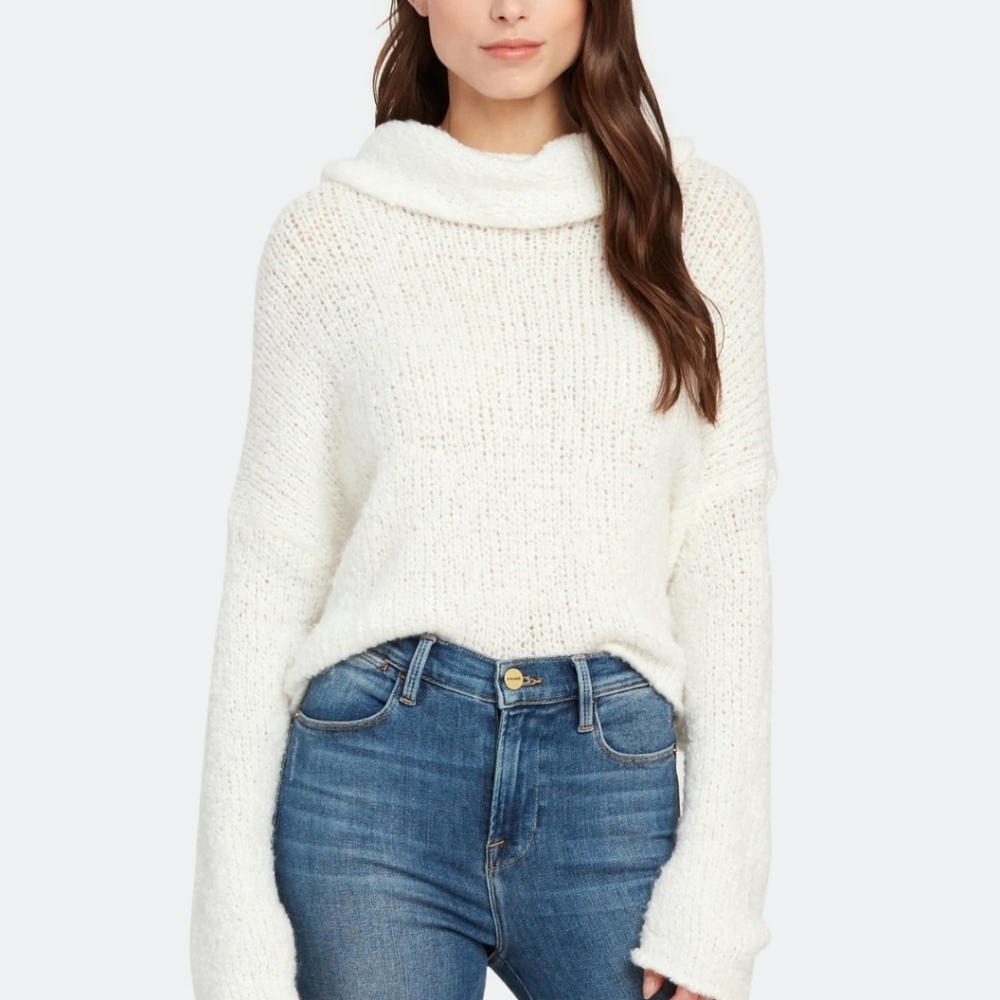 Free People BFF sweater ivory M - Picture 1 of 5